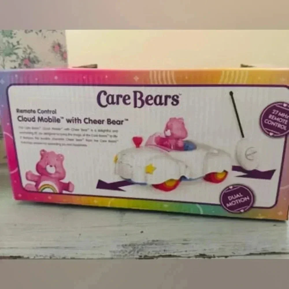 Care bears remote control Car mobile cheer pink white girls collector women's gi